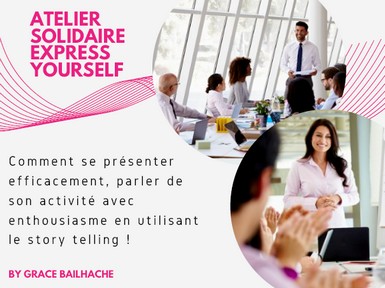 grace bailhache tournee solidaire atelier express yourself